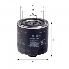 SF FILTER H 10W03, H10W03 ÖLFILTER